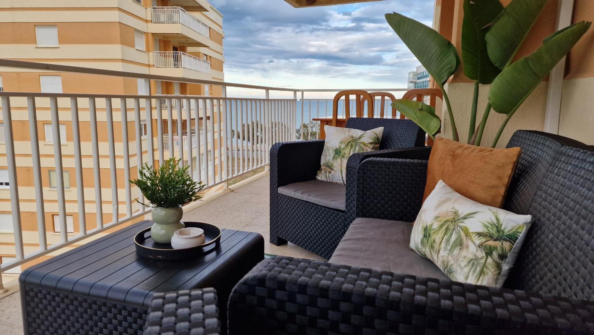 Apartamento 3 Habitaciones Con Piscina Y Vistas Al Mar Benicàssim Eksteriør bilde