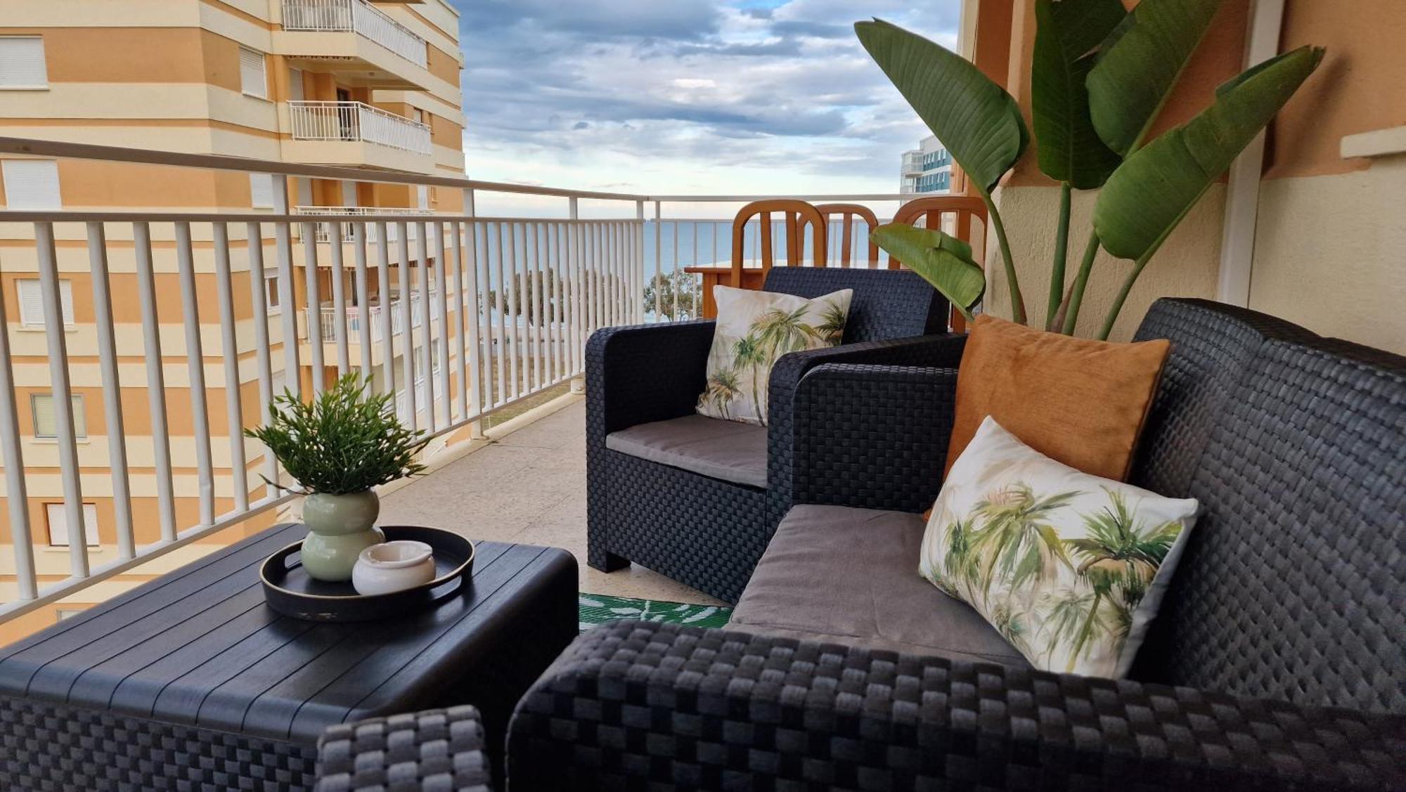 Apartamento 3 Habitaciones Con Piscina Y Vistas Al Mar Benicàssim Eksteriør bilde